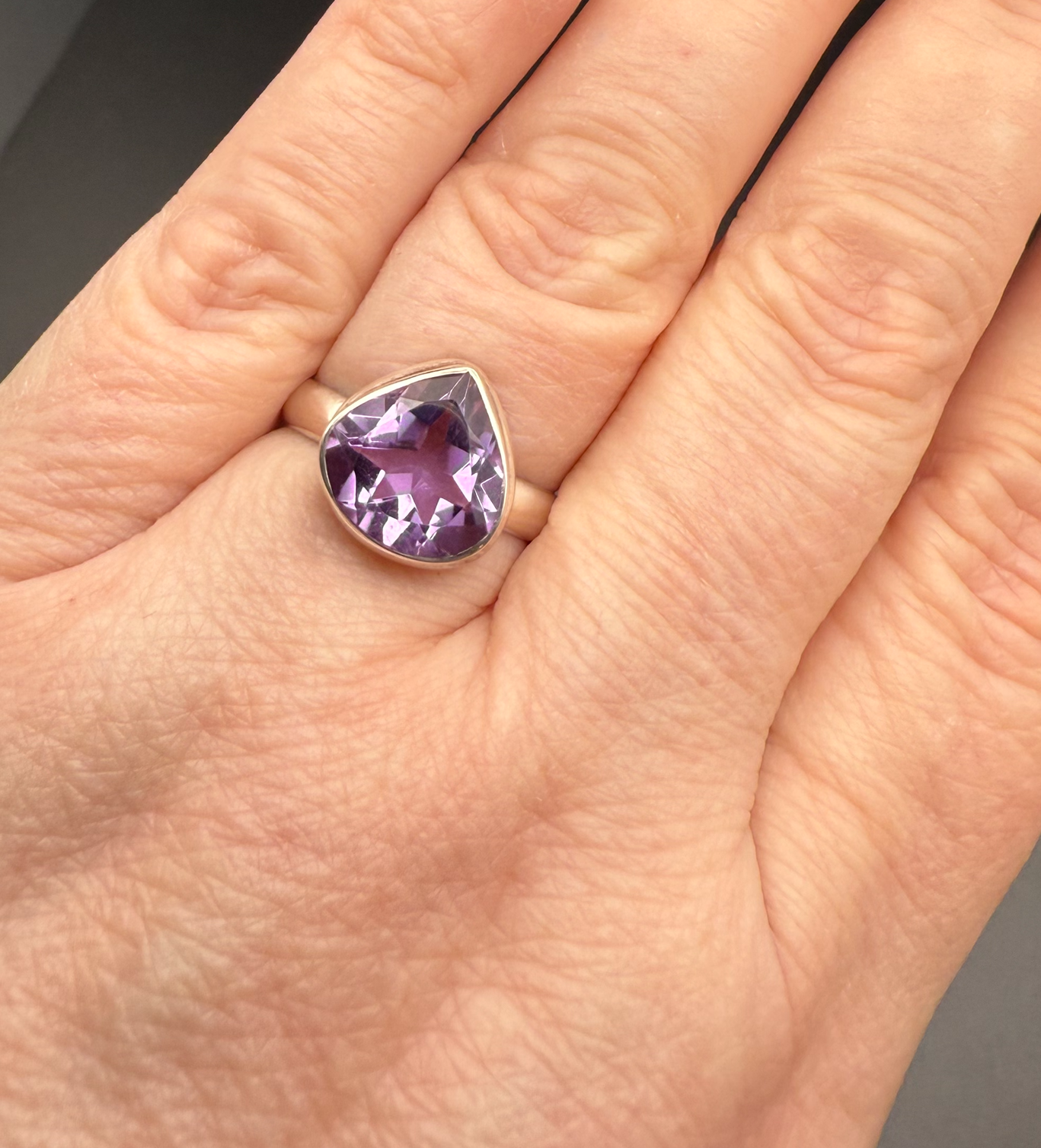 Amythyst Gemstone Ring