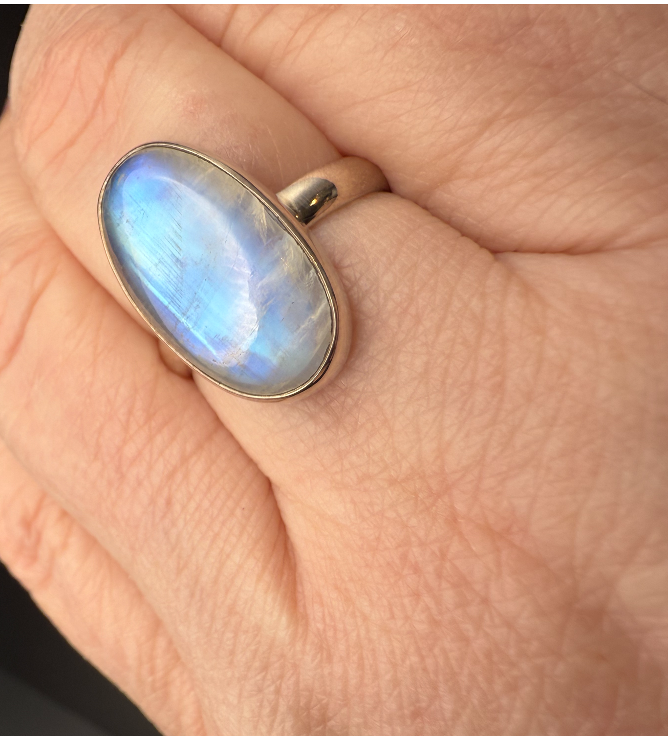 Blue Fire Moonstone
