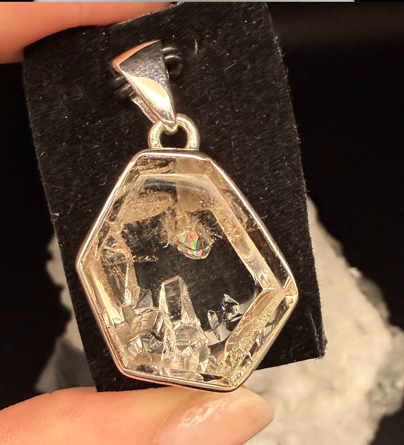 Manifestation Quartz Pendant