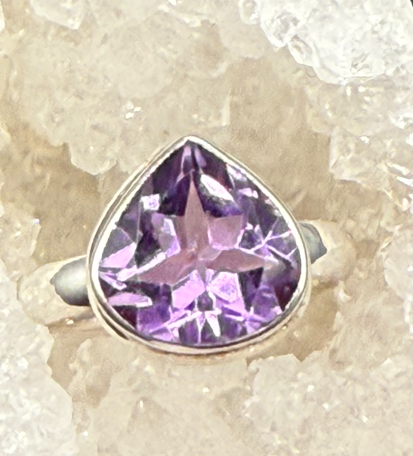 Amythyst Gemstone Ring