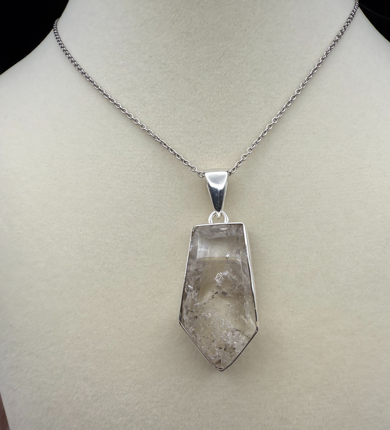 Manifestation Quartz Pendant Free Form